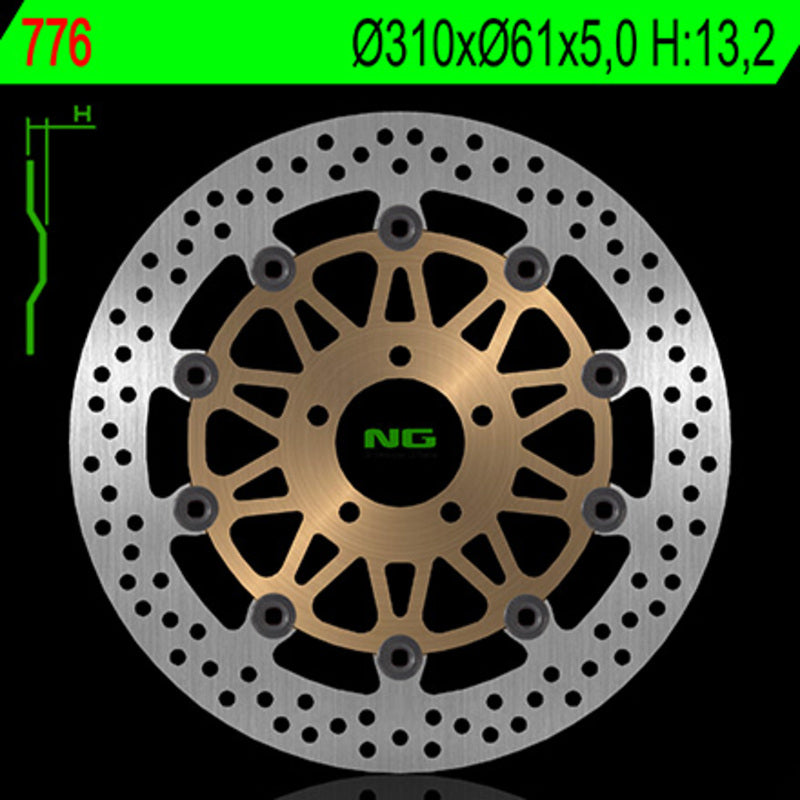 Ng Disc freno round 776