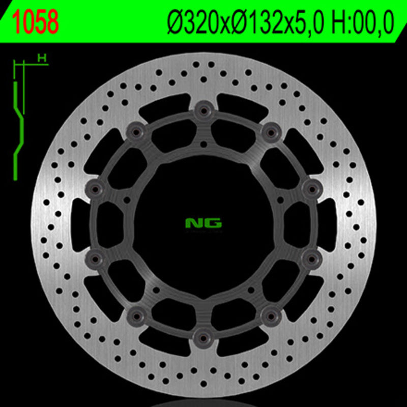 Ng Disc freno round 1058