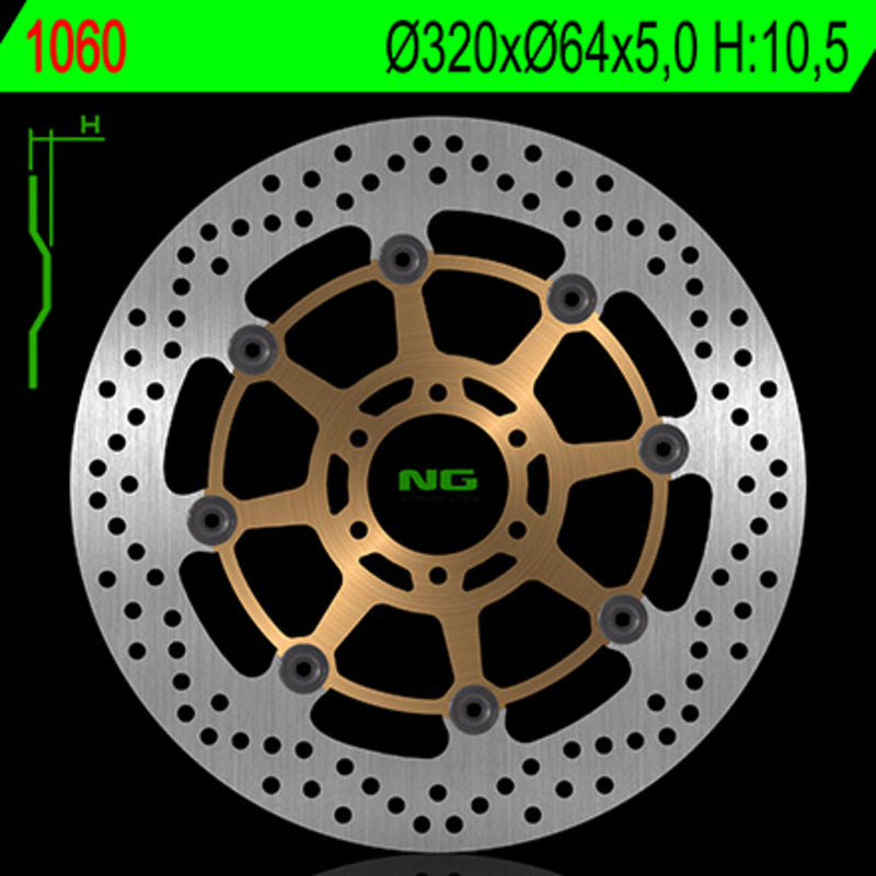 Ng Disc freno round 1060