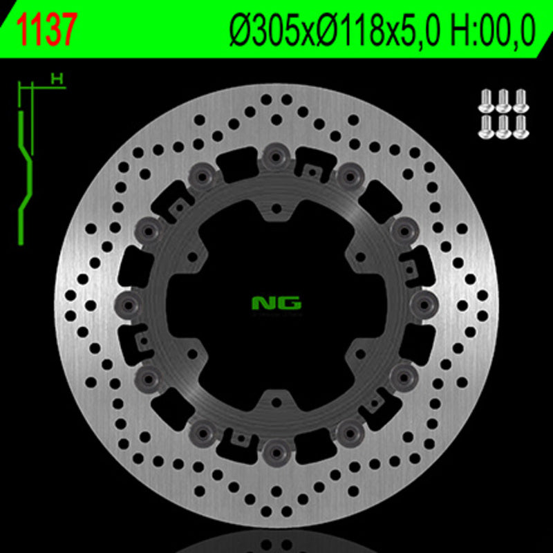 Ng Disc freno Round 1137