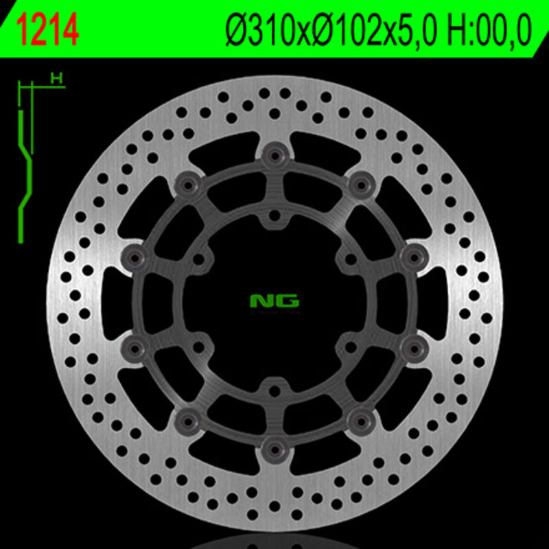 Ng Disc freno round 1214