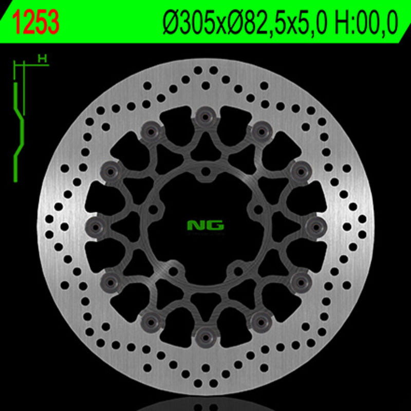 Ng Disc freno round 1253