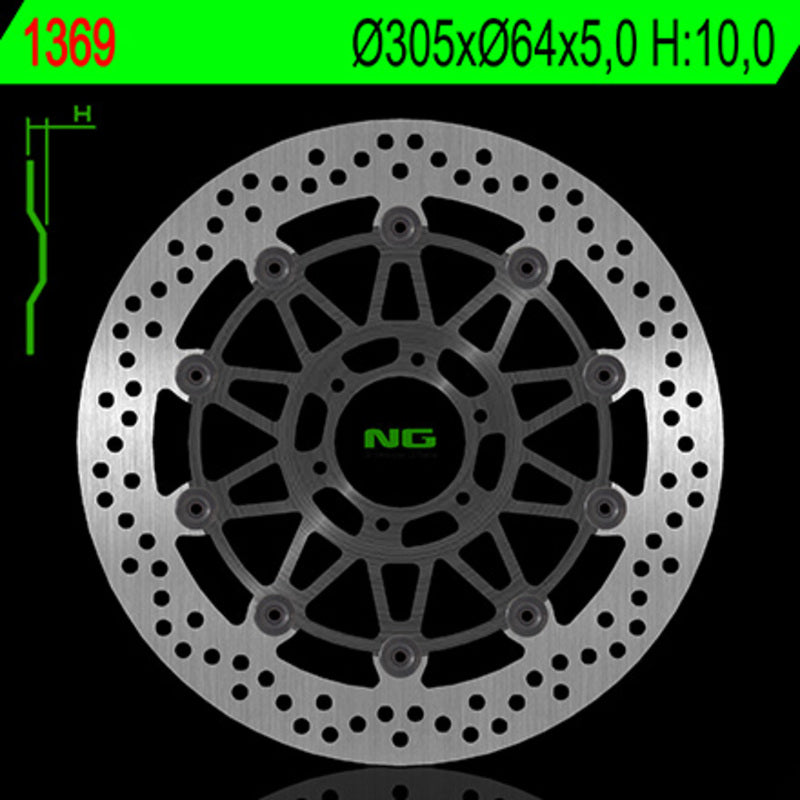 Ng Disc freno round 1369