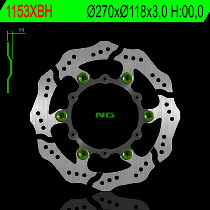 NG Wave del disco freno 1153xbh