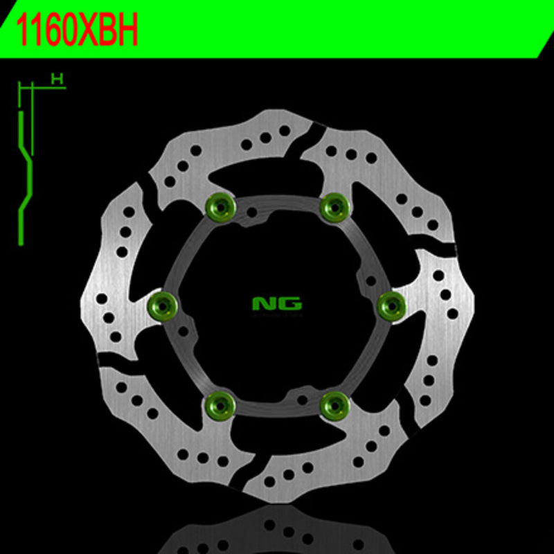 NG Wave del disco freno 1160xbh