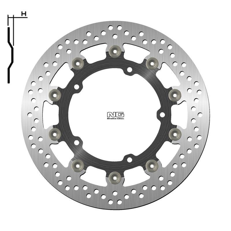 Ng Disc freno round 1786G