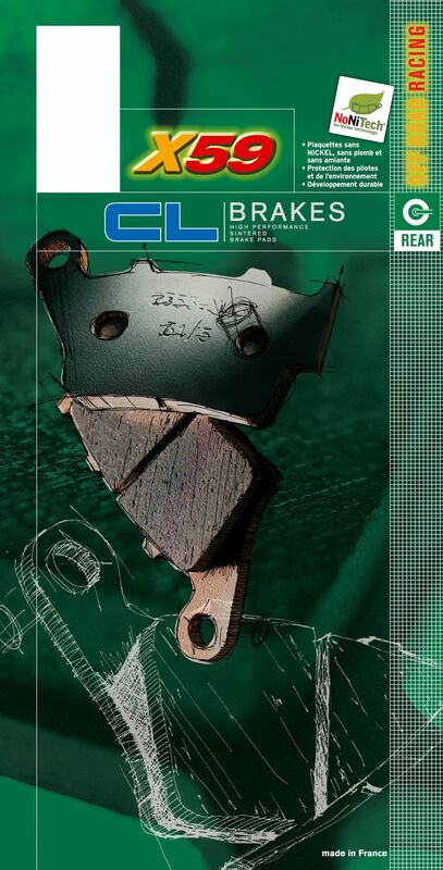 CL BRAKES Off-Road pastiglie dei freni in metallo sinterizzato - 1076X59 1076X59 