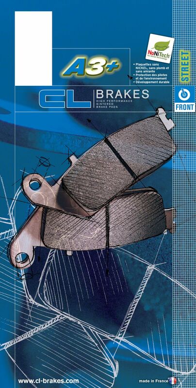 CL BRAKES Pastiglie freno in metallo sinterizzato Street - 2285A3+ 2285A3+ 