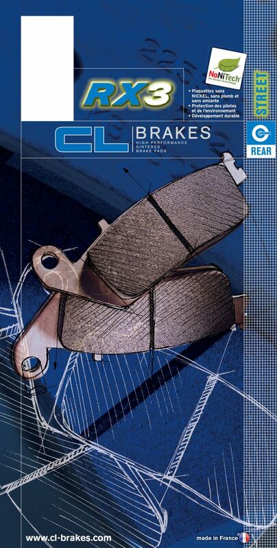 CL BRAKES Street pastiglie dei freni in metallo sinterizzato - 2900RX3 2900RX3 