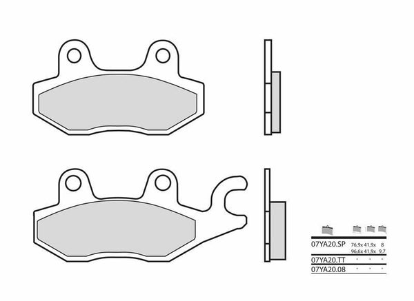 Brembo Street Carbon Ceramic Brake Cast - 07ya2008 07ya2008