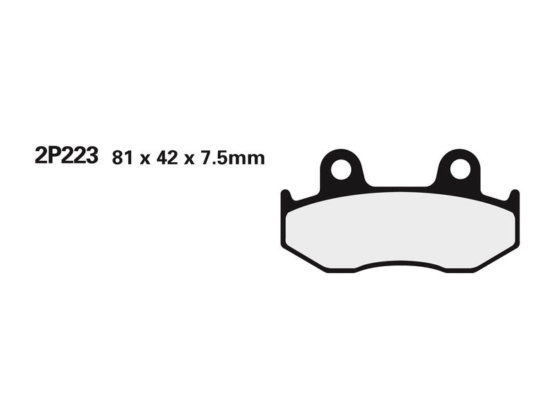 NISSIN Street /Off-Road Sintered Metal Brake pads - 2P-223STMX 2P-223STMX