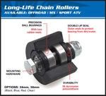 ALL BALLS Upper/Lower Chain Roller Black Honda/HM 79-5010