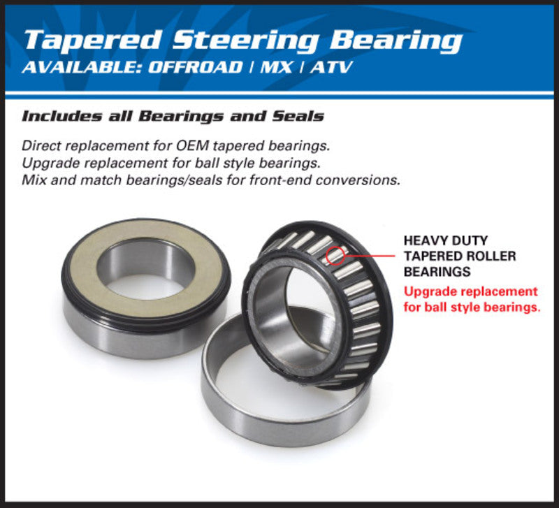 ALL BALLS Steering Shaft Bearing Kit Honda/Montesa 22-1021