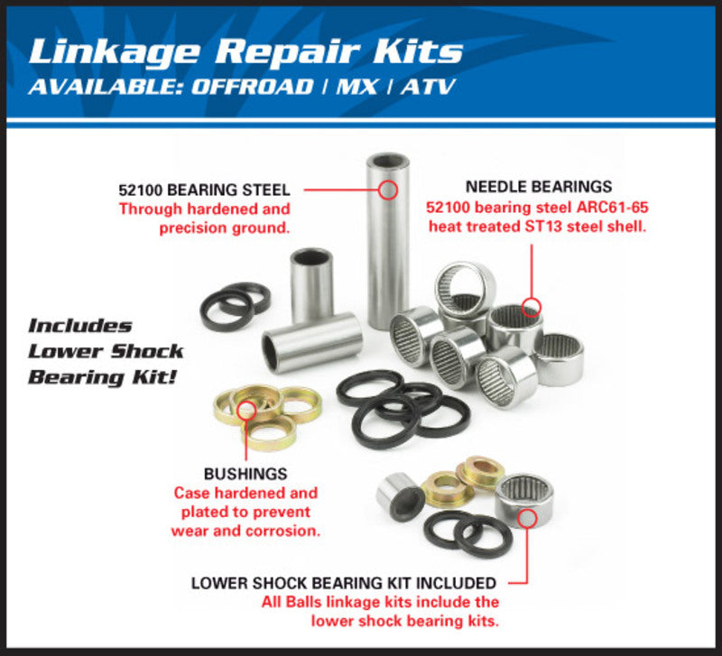 ALL BALLS Suspension Linkage Repair Kit Suzuki RM125/250 27-1071