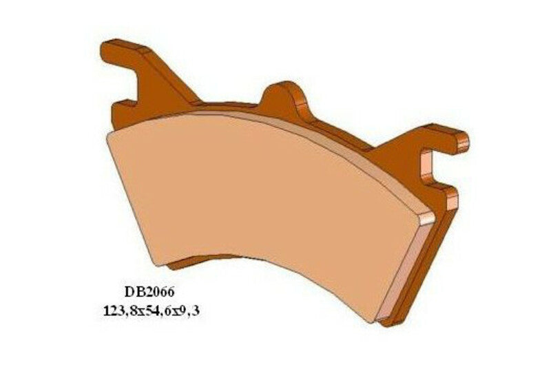 TECNIUM OF-STROAD/ATV Sinteded Metal Brake Pads-DB2066-QDN 1049290