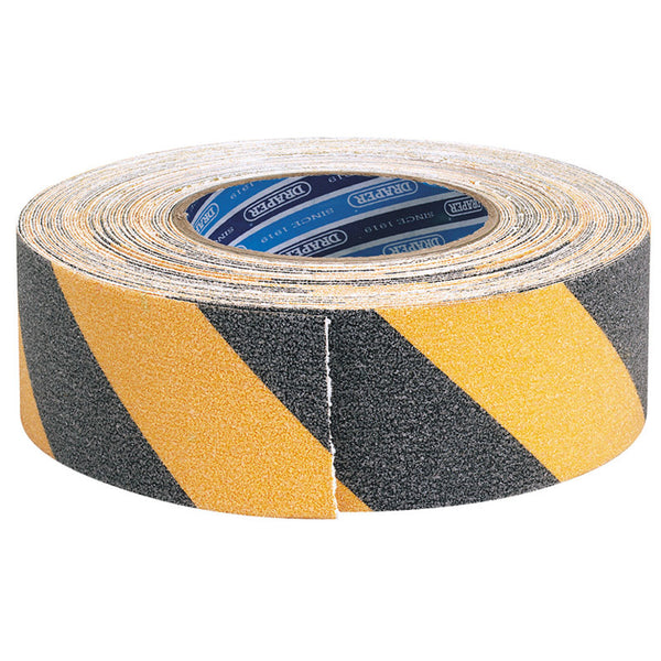 Draper Safety Grip Tape nero/giallo 18M 65440.0