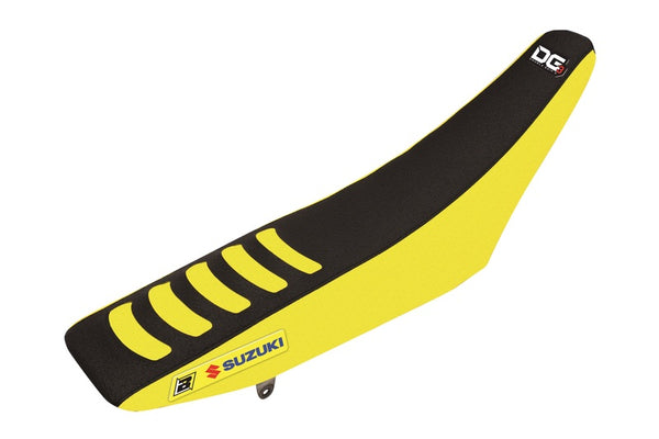 Blackbird Double Grip 3 Saddle cover Yellow/Black Suzuki RM-Z450 1331h