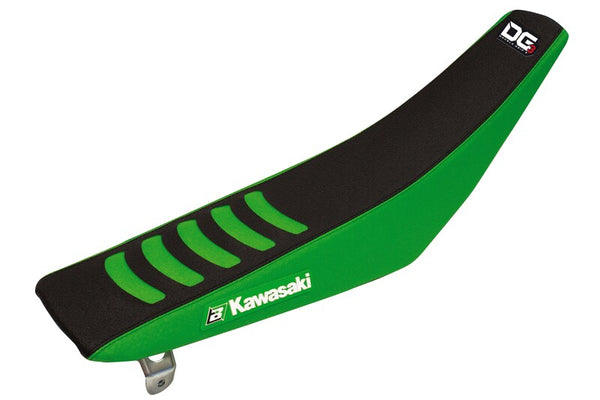 Blackbird Double Grip 3 Cover sella - nero/verde - Kawasaki KX85 1432H