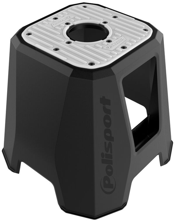 Porta della polizia stand 420 mm in gomma nera/grigia 89858001