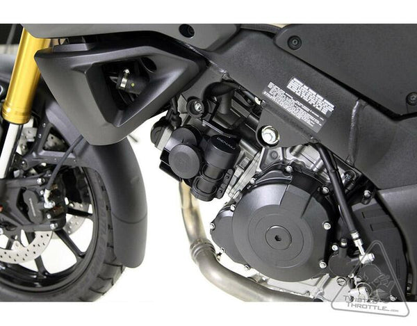 Montaggio del corno soundbomb denali per Suzuki DL1000 V-Strom-Hmt.05.10200