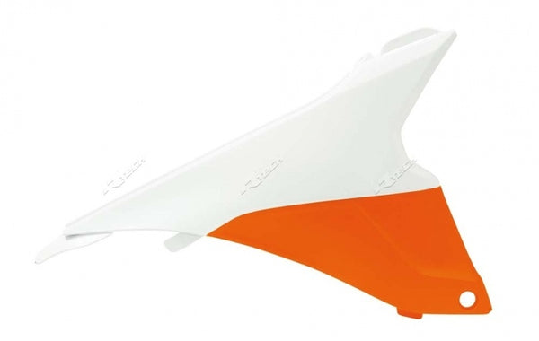 RaceTech Air Box copre arancione/bianco KTM R-Fiktmbnardx13