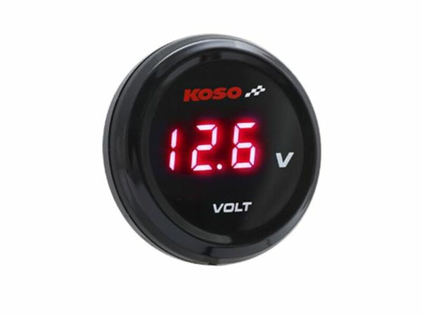 Display rosso Koso I-Gear Volt Meter BA067R00