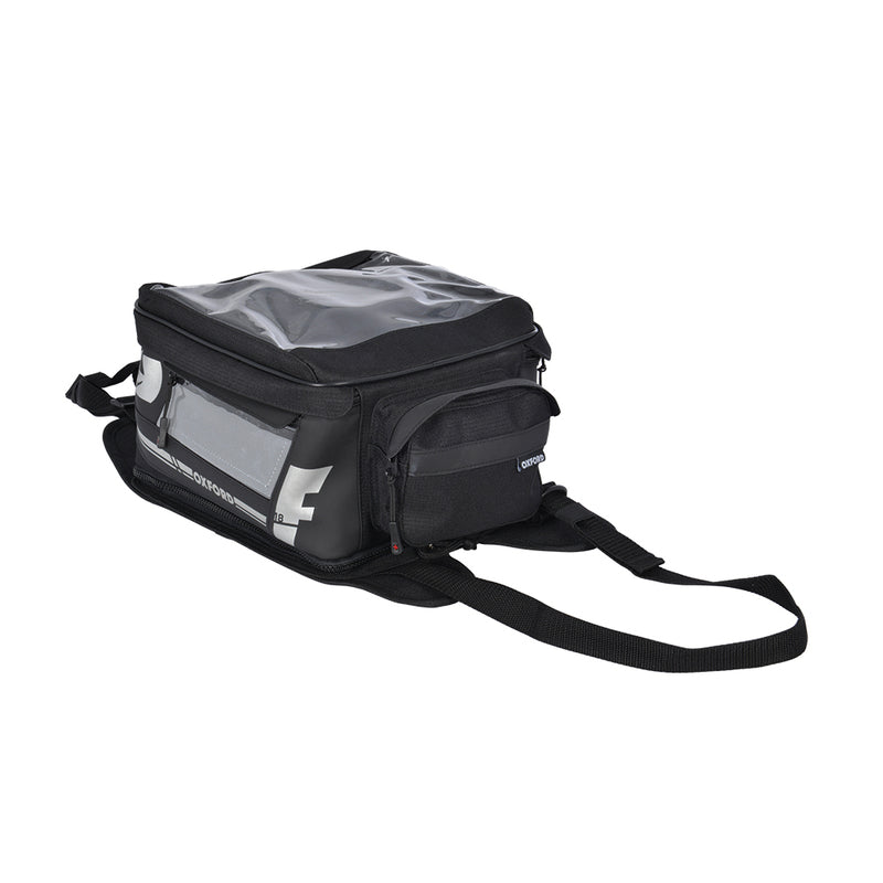 Oxford F1 Piccolo cinturino sulla borsa di serbatoio Nero 18L OL443