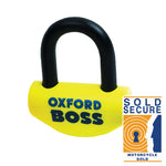 Oxford Big Boss Disc Lock - Ø16mm giallo di46