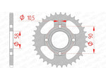 Afam Steel Standard Porta posteriore 10214 - 520