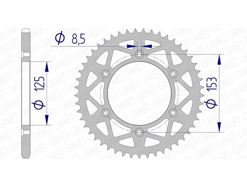 Afam Aluminium Ultra - Light Posterio Spropet 11212 - 520