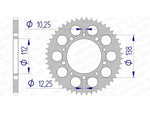 AFAM ALUMINUM ULTRA -LIGHT REAR SPROPET 11509 - 520