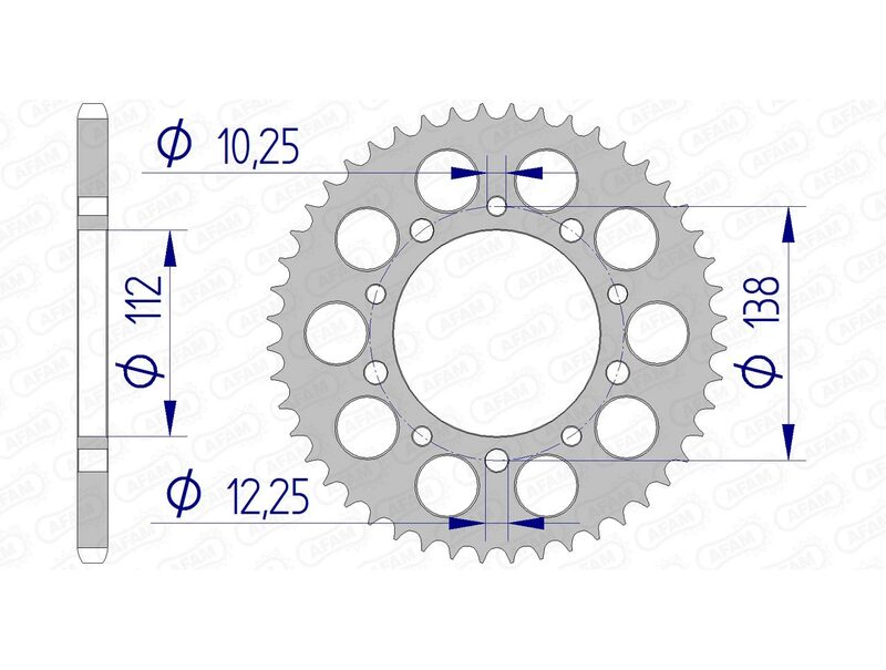 Afam Aluminium Ultra - Light Posterio Spropet 11509 - 520