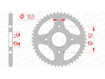 Afam Steel Standard Standard Porta posteriore 12113 - 420