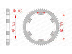 AFAM Acciaio Standard Spropet posteriore 12207 - 428