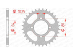 Afam Steel Standard Standard Porta posteriore 12214 - 520