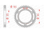 Afam Steel Standard Standard Porta posteriore 12601 - 530