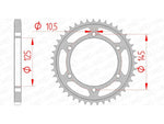 Afam Steel Standard Standard Porta posteriore 12603 - 525