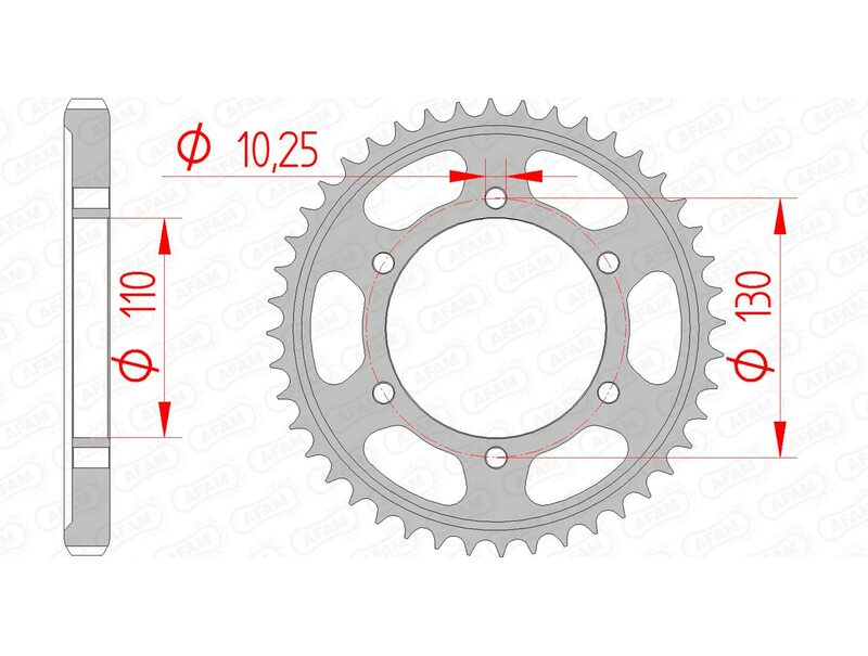 AFAM Acciaio Standard Retro parlato 12813 - 530