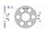 Afam Aluminium Ultra -Light Hard ANODIVED POSTRUTTO POSTRE 13208 - 428