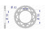 AFAM Alluminio posteriore parlato 13323 - 520