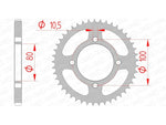 Afam Steel Standard Porta posteriore 14213 - 428