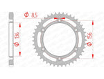 Afam Steel Standard Standard Porta posteriore 14506 - 525