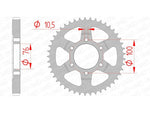 Afam Steel Standard Standard Porta posteriore 14902 - 530