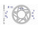 AFAM Alluminio posteriore parlato 15405 - 520