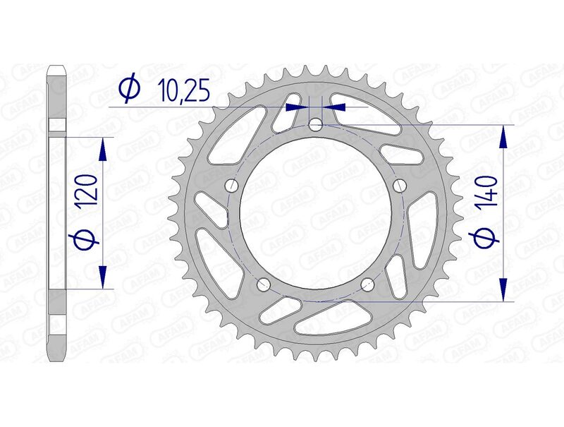 AFAM Alluminio posteriore parlato 15605 - 520