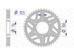 AFAM ALLUMINUM POSTERIORE LETTRO 15902 - 530