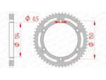 Afam Steel Standard Standard Porta posteriore 16207 - 428