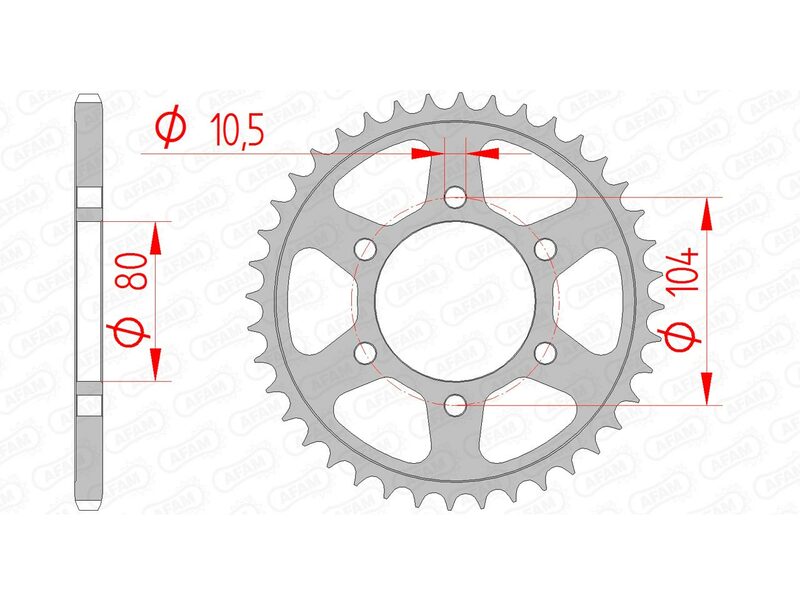 AFAM Acciaio Standard Retro parlato 16504 - 520