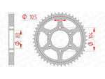 Afam Steel Standard Standard Porta posteriore 16604 - 530