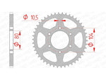 Afam Steel Standard Standard Porta posteriore 16606 - 520